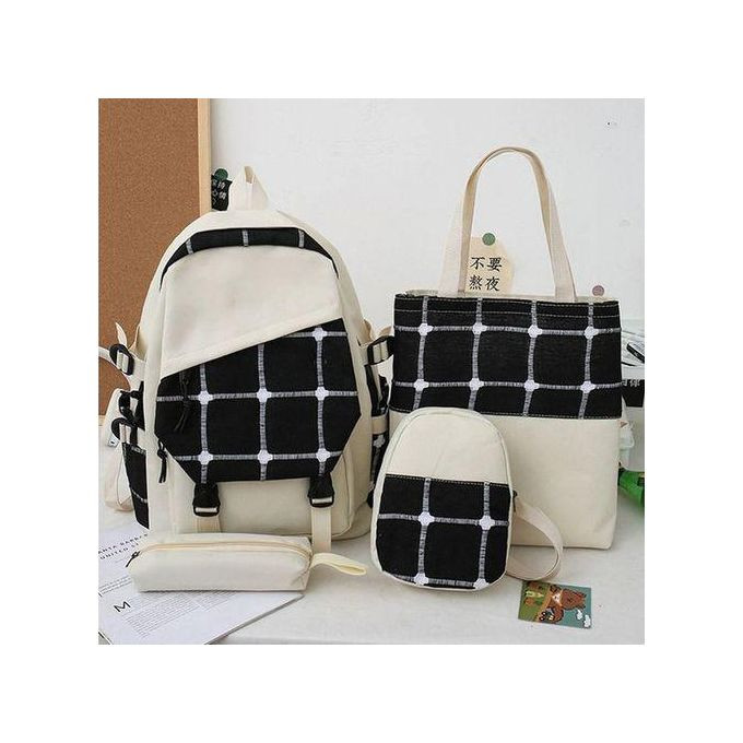 4 In 1 Backpacks Women Bags School Bags Satchels Ladies Bags