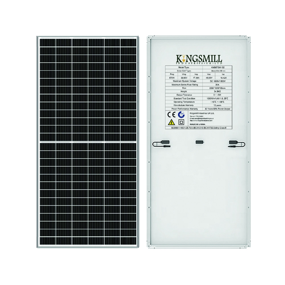 Solar Panel 670W – Mono perc