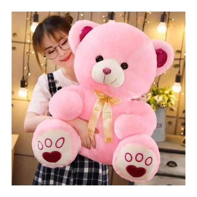 Super Cute Plush Pink Teddy Bear