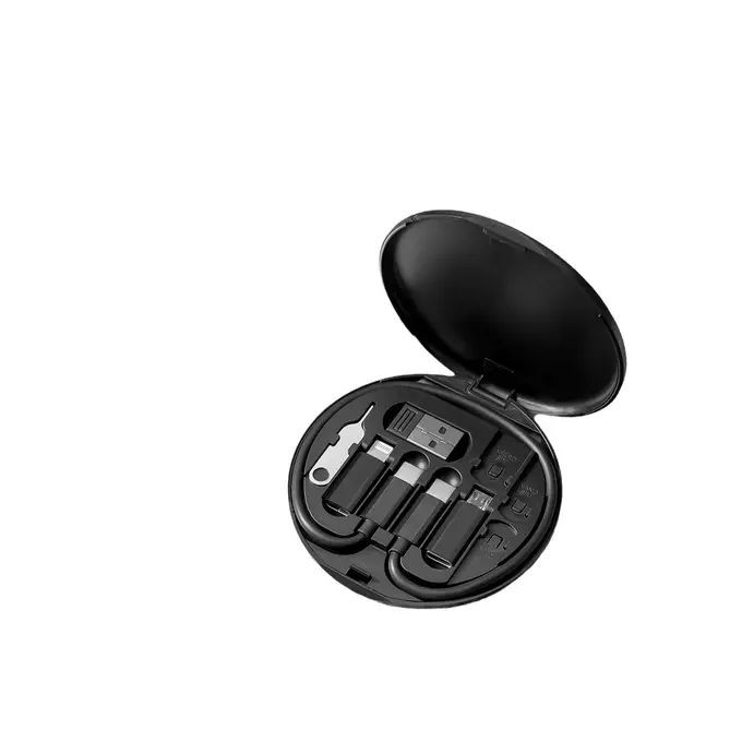 Multiple Interface Data Cable Android/iOS/Type C - Black