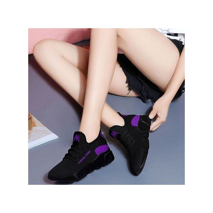 Women's Sports Shoes Women's Shoes - Black Purple
