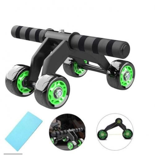 Roll Max 4 Wheels Ab Roller Multifunctional Portable Trainer