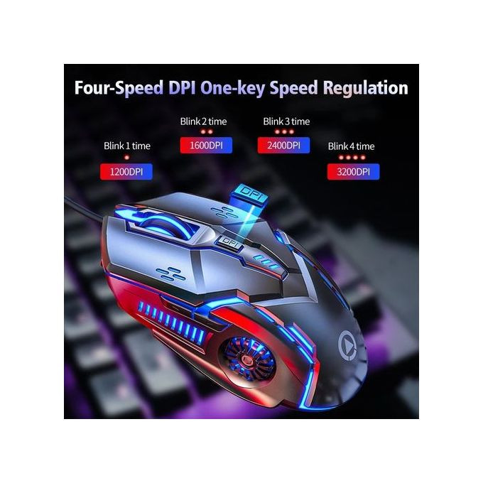 Wired Luminescent Gaming Mouse