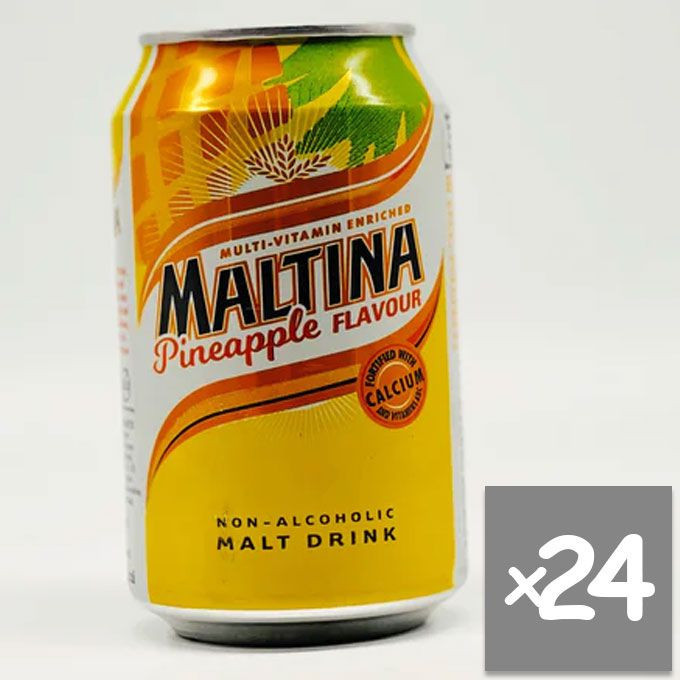 Maltina Pineapple Can 33cl x24